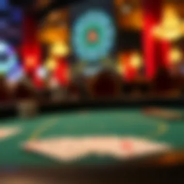 Visual representation of blackjack rules