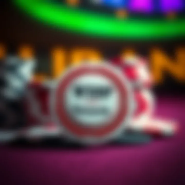 Visual representation of poker chip rewards