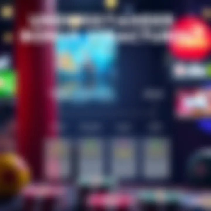 Diagram illustrating bonus types and terms