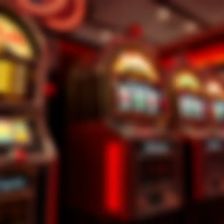 Classic slot machine showcasing vintage design
