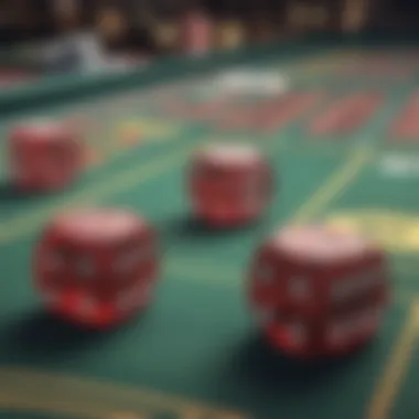 A Close-Up of the Betting Layout A close-up of the betting layout