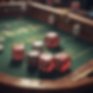 The Excitement of a Craps Table The excitement of a craps table