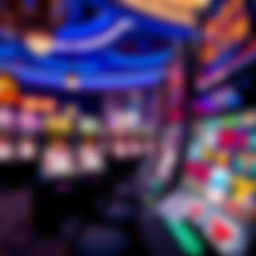 Luxurious slot machine interface at Desert Diamond Casino