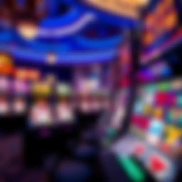 Luxurious slot machine interface at Desert Diamond Casino