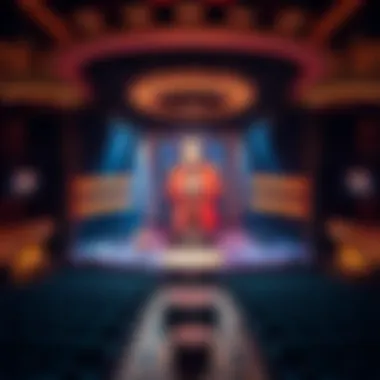 Stunning Stage Setup Elegant stage design of the Vegas show