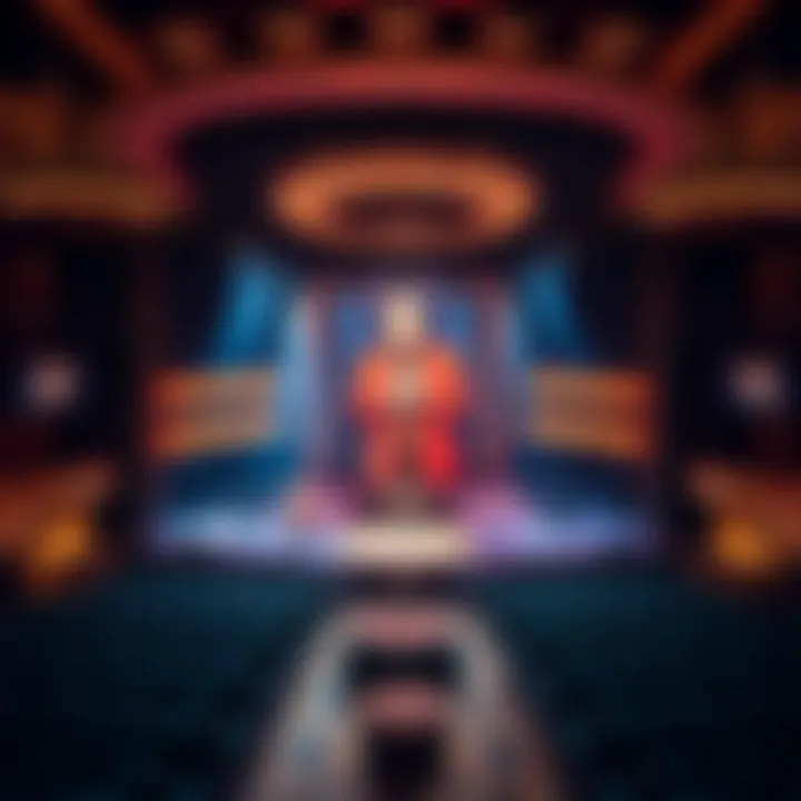 Stunning Stage Setup Elegant stage design of the Vegas show