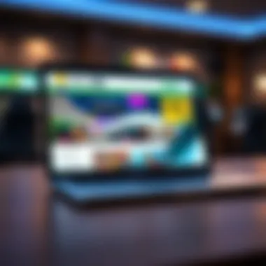 A laptop showcasing the William Hill website