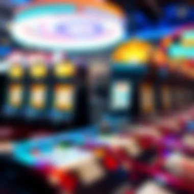 An abstract depiction of ethical considerations in gambling