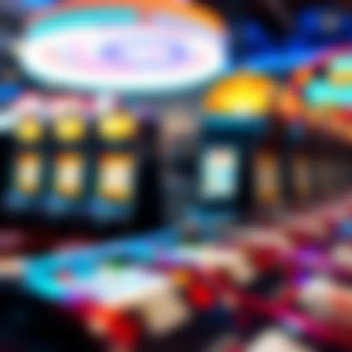 An abstract depiction of ethical considerations in gambling