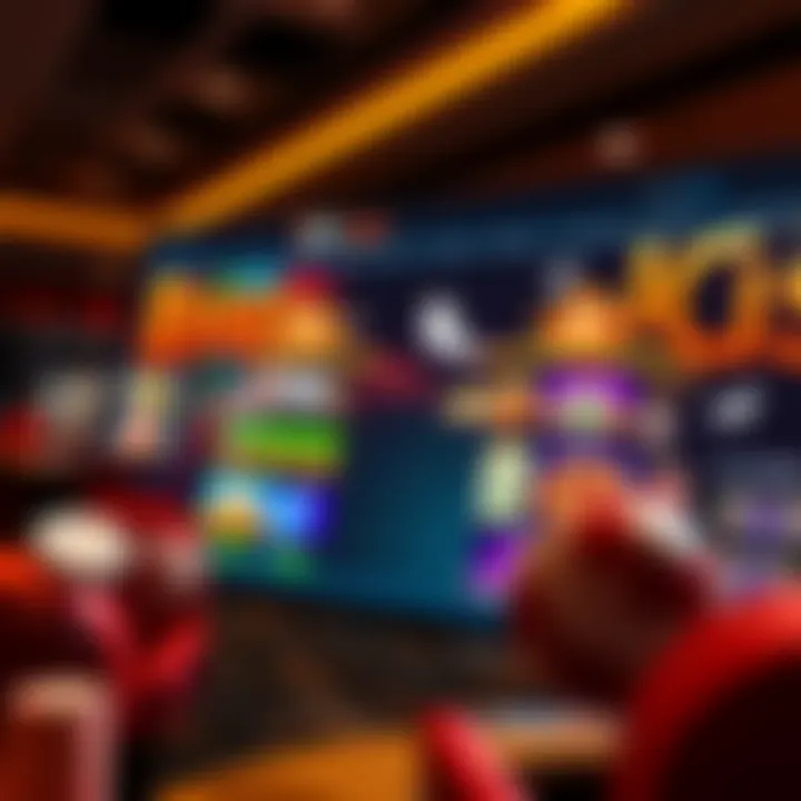 A vibrant online casino interface showcasing RTG games