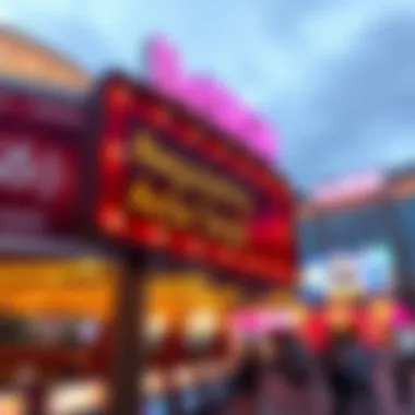 Regulatory signage within the premises.