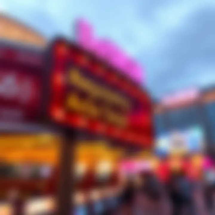 Regulatory signage within the premises.