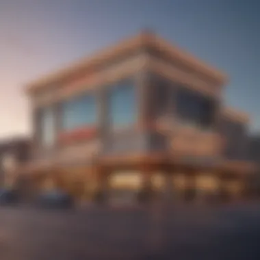 Exterior view of a Nebraska casino showcasing its architecture