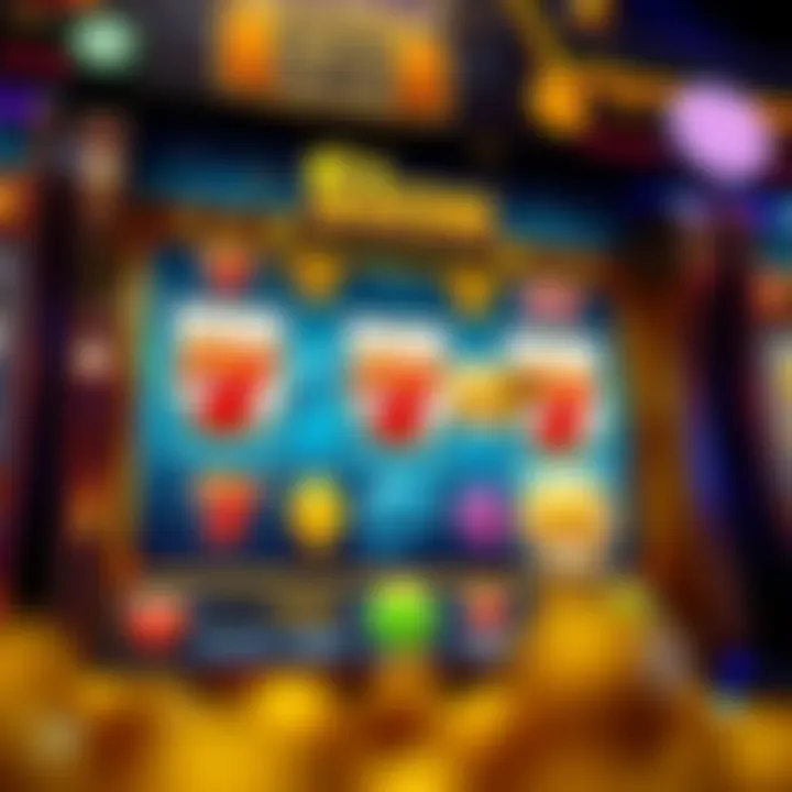 Dynamic interface of a fishing slot game showcasing reels and symbols