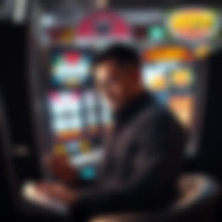 A strategic player analyzing slot machine odds