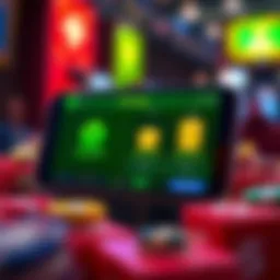 Mobile game interface showcasing potential earnings