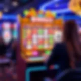 Virtual bingo game interface showcasing vibrant graphics