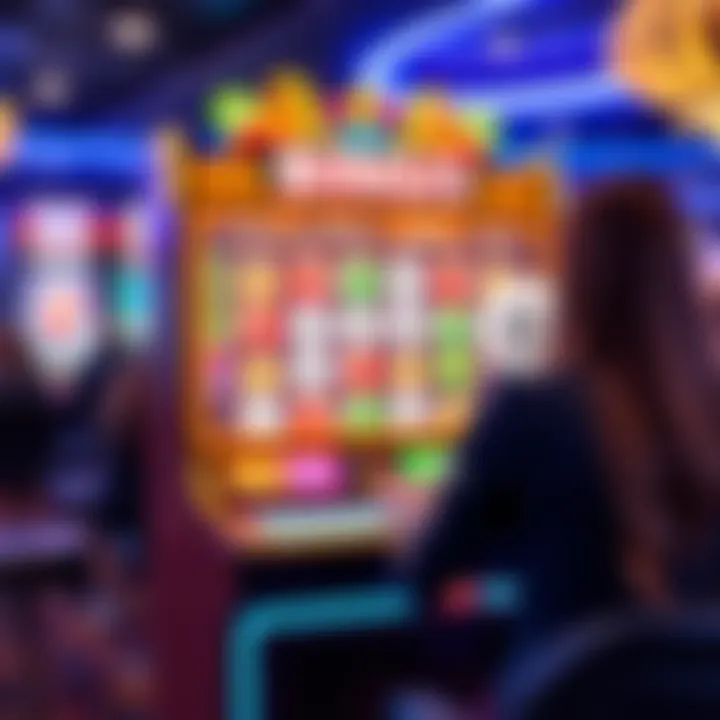 Virtual bingo game interface showcasing vibrant graphics