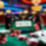 A dynamic interface of a poker application showcasing gameplay.