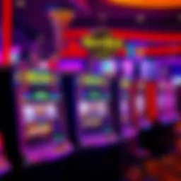 Vibrant slot machines at Hard Rock Atlantic City