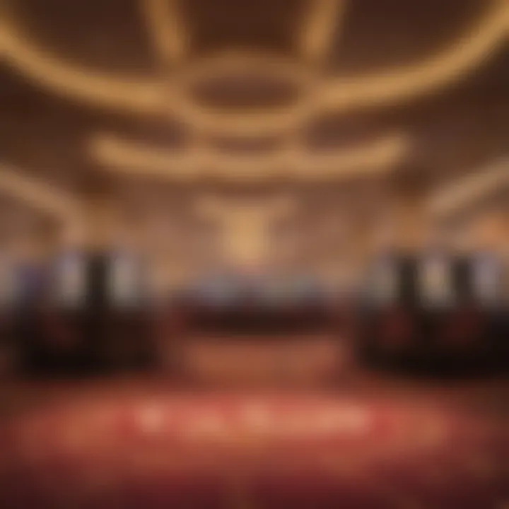 Interior ambiance of a bustling casino floor