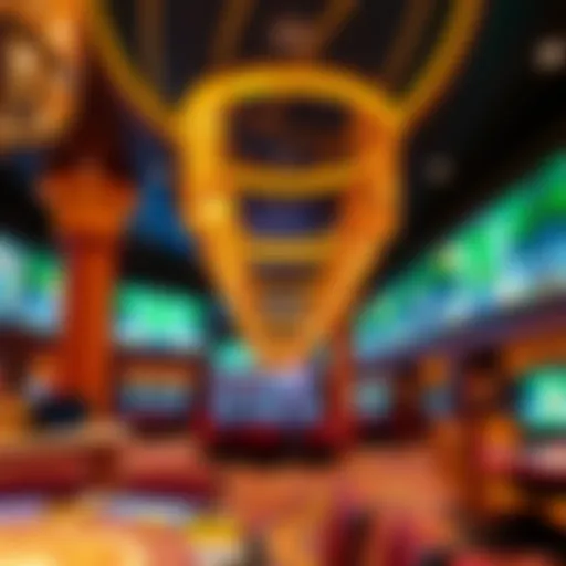 Interior view of Wynn Sportsbook Colorado showcasing modern design