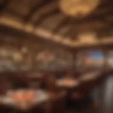 Elegant dining area inside Main Street Station featuring a variety of cuisines