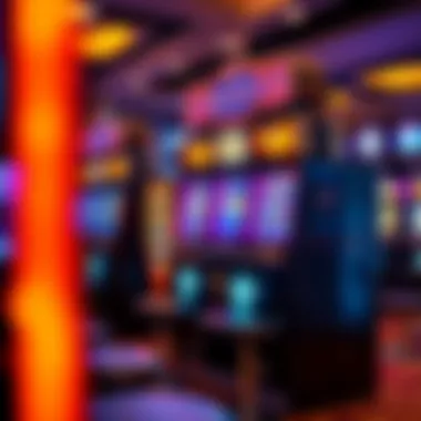 Megabucks slot machine in a casino setting