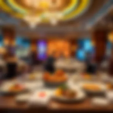 Exquisite dining scene showcasing culinary delights