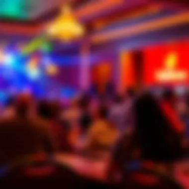 Vibrant entertainment event taking place at the hotel