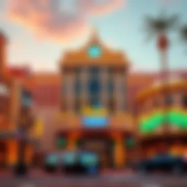 A blend of classic casino architecture with modern elements