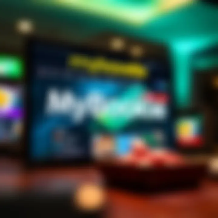 Overview of MyBookie homepage