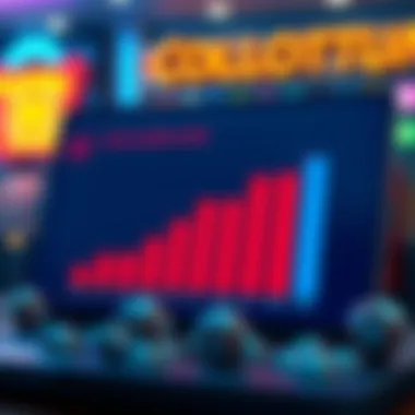 Graph showing user growth in online lottery participation