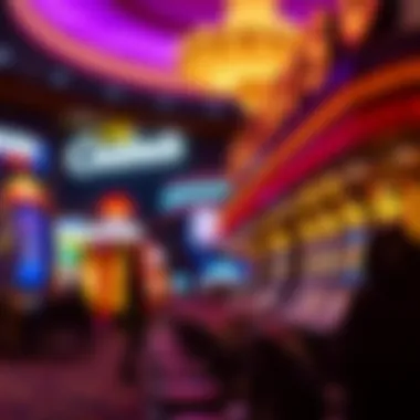 Local economic impact visuals related to casinos