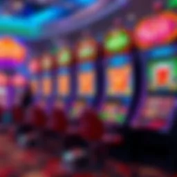 Vibrant Quick Hit slot machine display with colorful graphics
