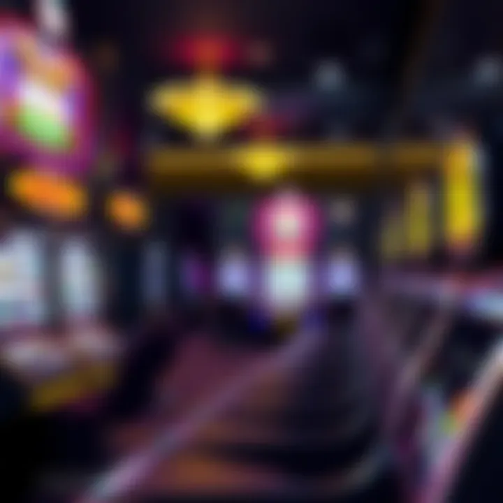 A serene gaming environment emphasizing responsible gambling practices