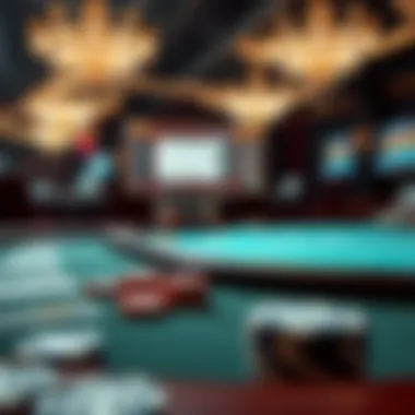 Visual representation of online poker platforms