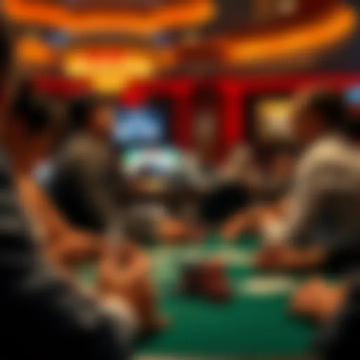 Illustration of player strategies in Texas Hold'em