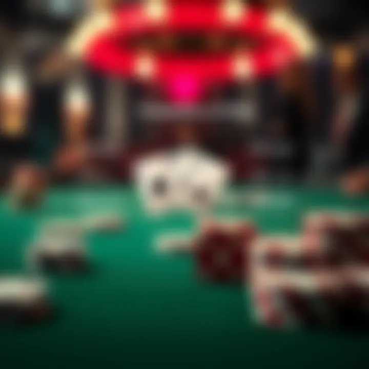 Diagram illustrating the probability in poker