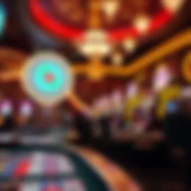 Exciting gaming atmosphere inside the Paris Hotel casino