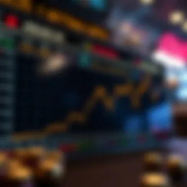 Graph showing betting odds movement